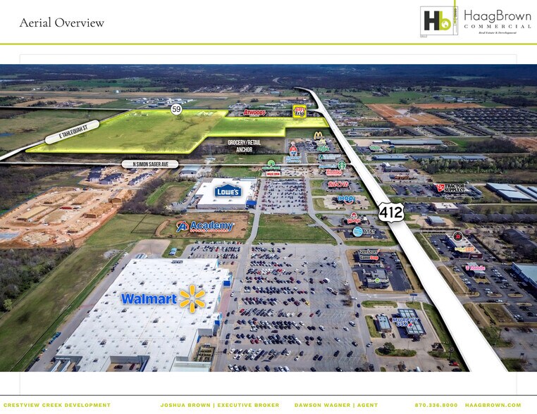4095 US-412, Siloam Springs, AR for sale - Aerial - Image 3 of 4