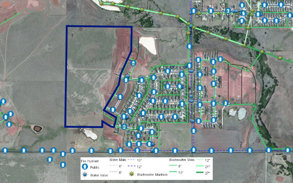 58AC On SW Bishop Rd, Lawton, OK for sale - Aerial - Image 2 of 2