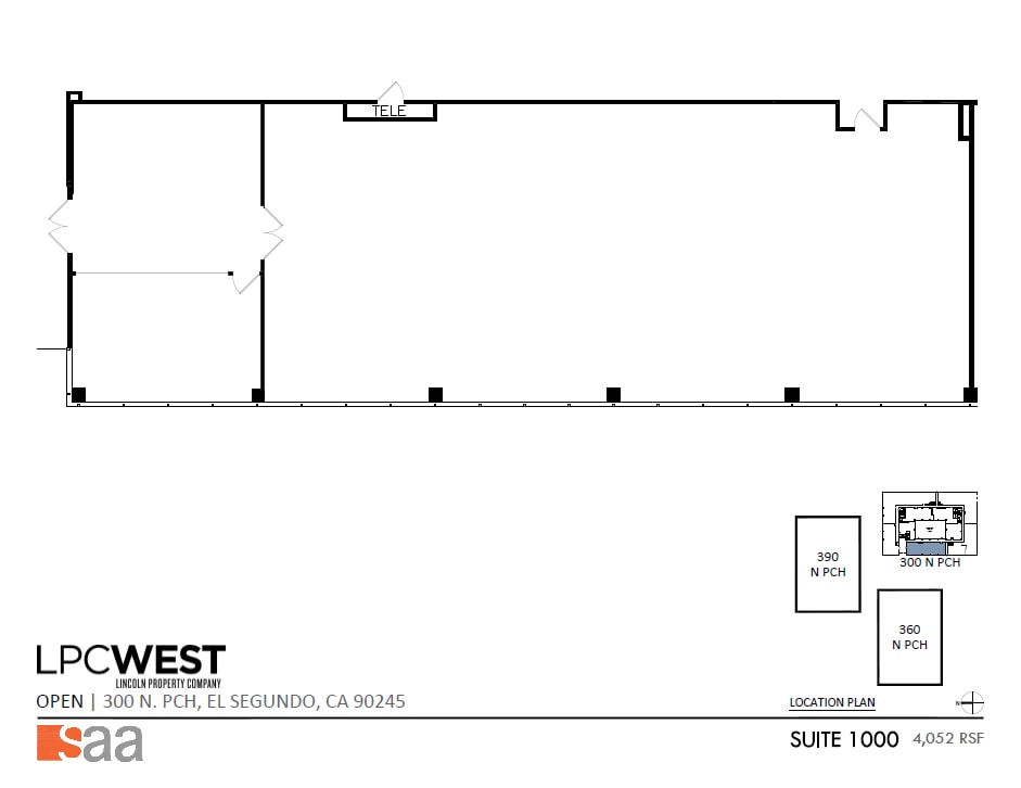 300 N Pacific Coast Hwy, El Segundo, CA à louer Plan d’étage- Image 1 de 1