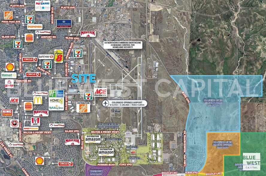 Fountain Blvd & Aeroplaza dr, Colorado Springs, CO for sale - Building Photo - Image 2 of 2