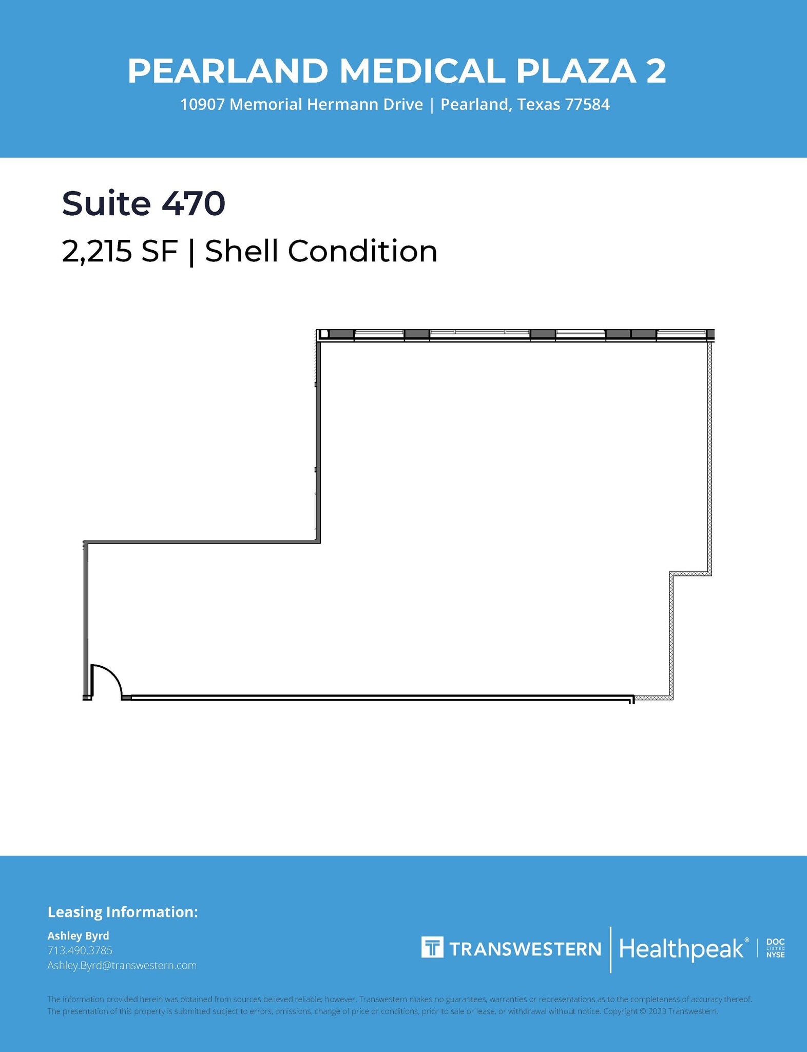 10907 Memorial Hermann Dr, Pearland, TX for lease Floor Plan- Image 1 of 1