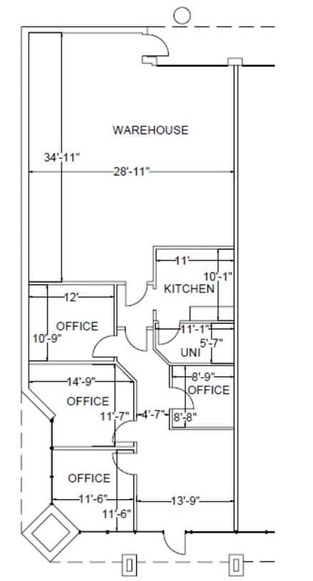 1335 Capital Circle, Marietta, GA for lease Floor Plan- Image 1 of 1