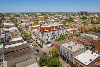 6833-6835 Boul Saint-Laurent, Montréal, QC - AERIAL map view