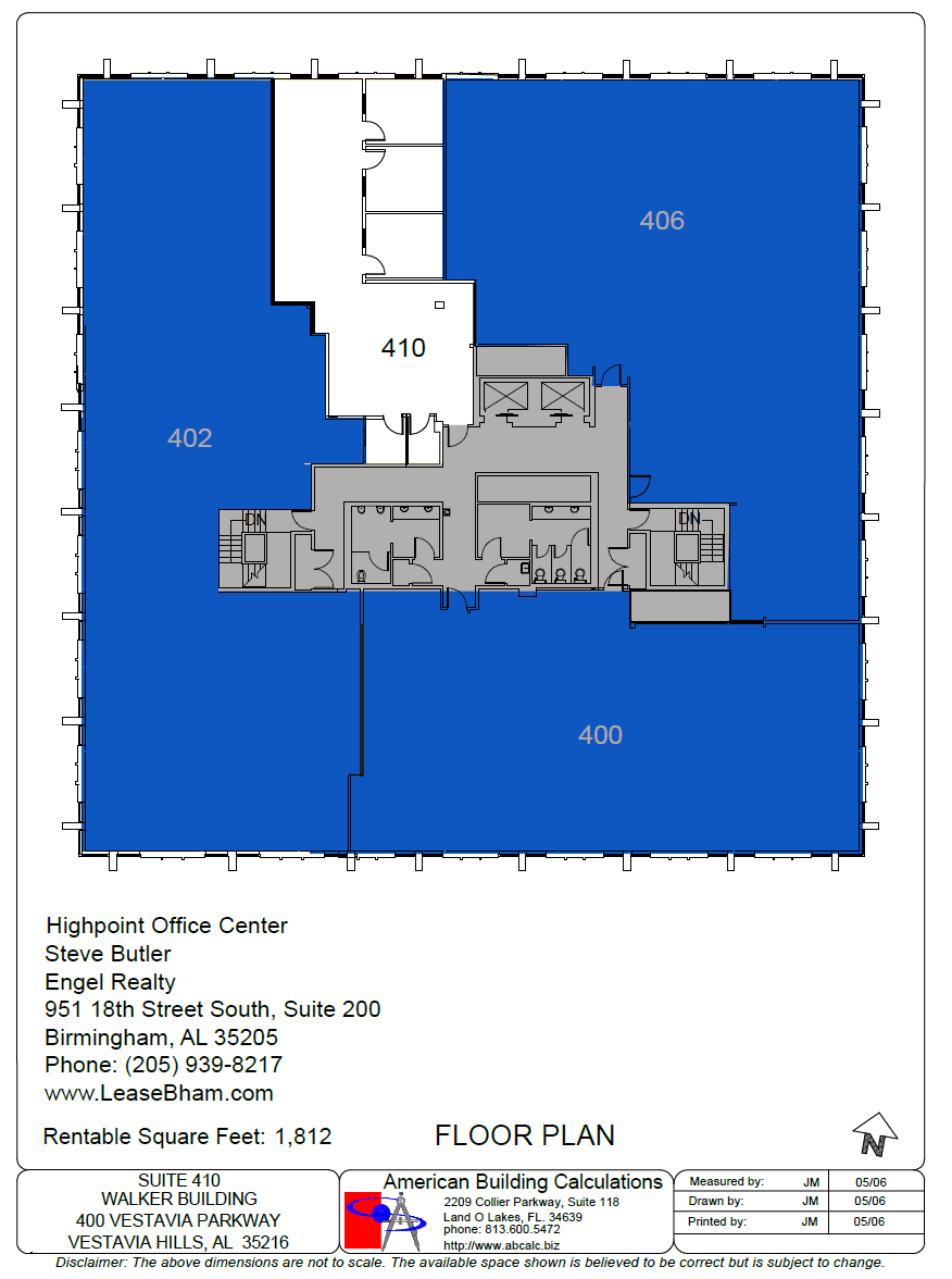 400 Vestavia Pky, Birmingham, AL for lease Floor Plan- Image 1 of 1