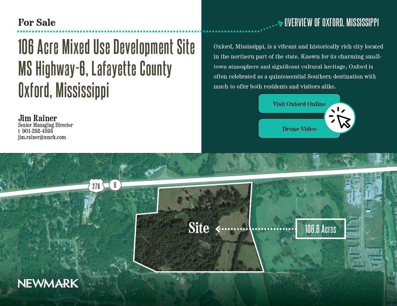 549 Highway 6, Oxford, MS à vendre Aérien- Image 1 de 3