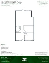 603 N Parkcenter Dr, Santa Ana, CA à louer Plan d’étage- Image 1 de 1
