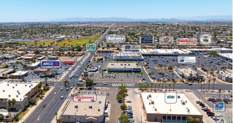 1501 W Main St, El Centro, CA à vendre - Photo du bâtiment - Image 2 de 8