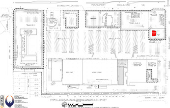 9500 Montgomery Blvd NE, Albuquerque, NM à louer Plan de site- Image 1 de 1