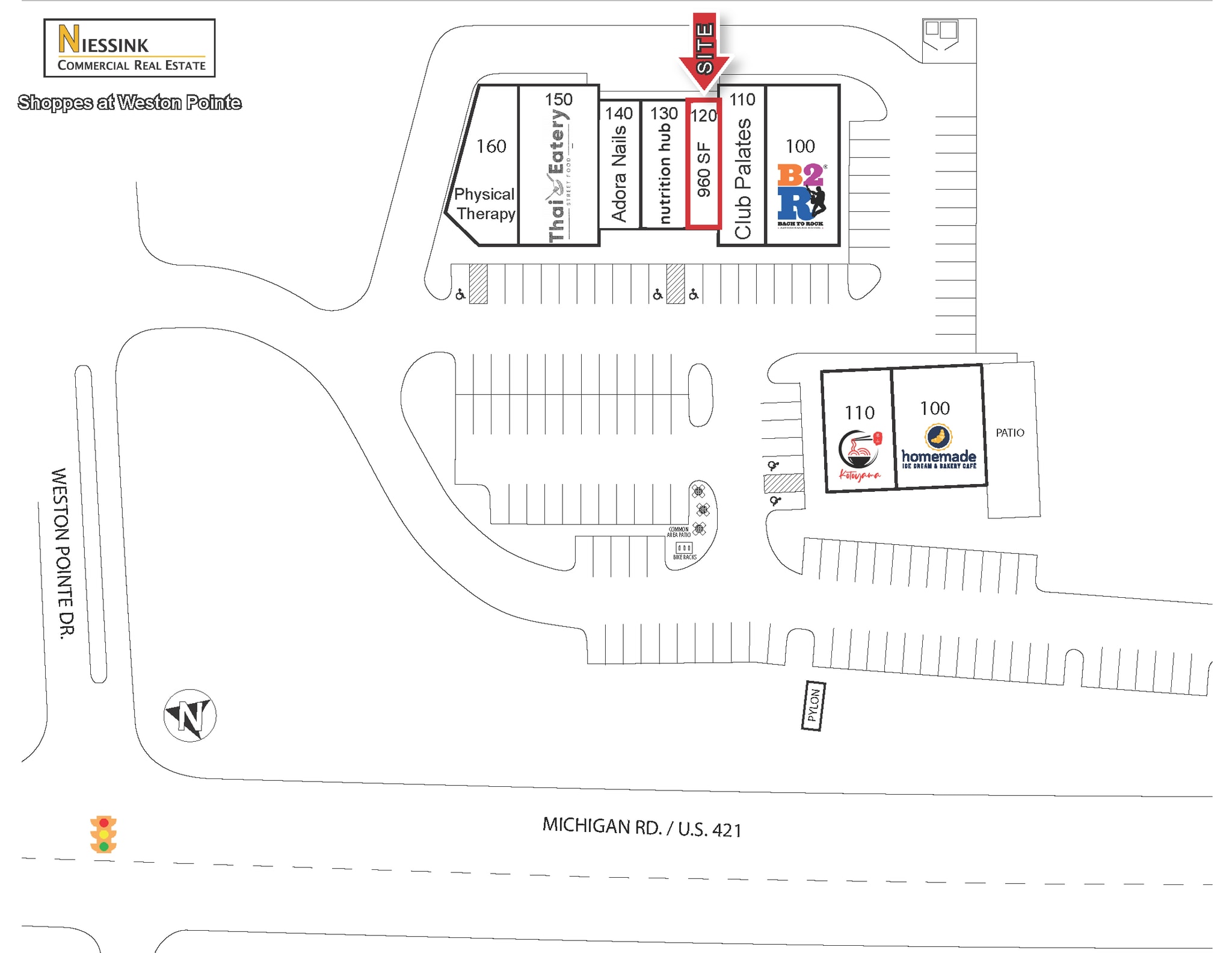 10895 N Michigan Rd, Zionsville, IN for lease Floor Plan- Image 1 of 2
