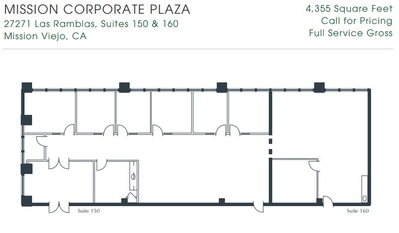 27271 Las Ramblas, Mission Viejo, CA for lease Floor Plan- Image 1 of 1