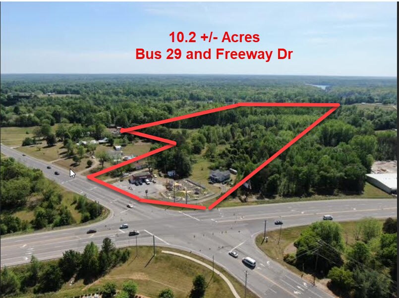 10+/- Acres 2200, 2216 and 2228 Bus 29 portfolio of 3 properties for sale on LoopNet.ca Primary Photo- Image 1 of 2