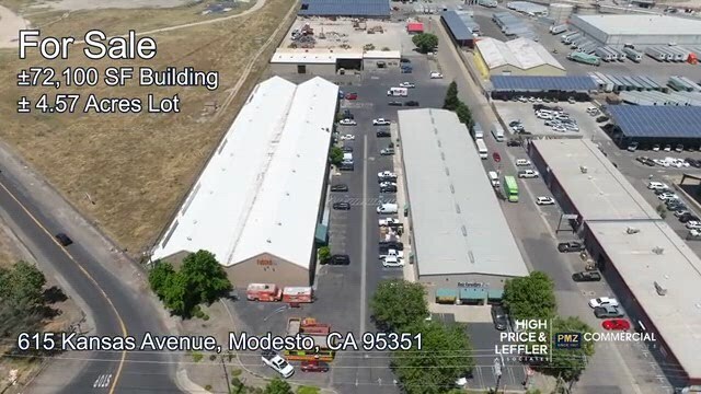 615-621 Kansas Ave, Modesto, CA à vendre - Vidéo sur l’inscription commerciale - Image 2 de 15