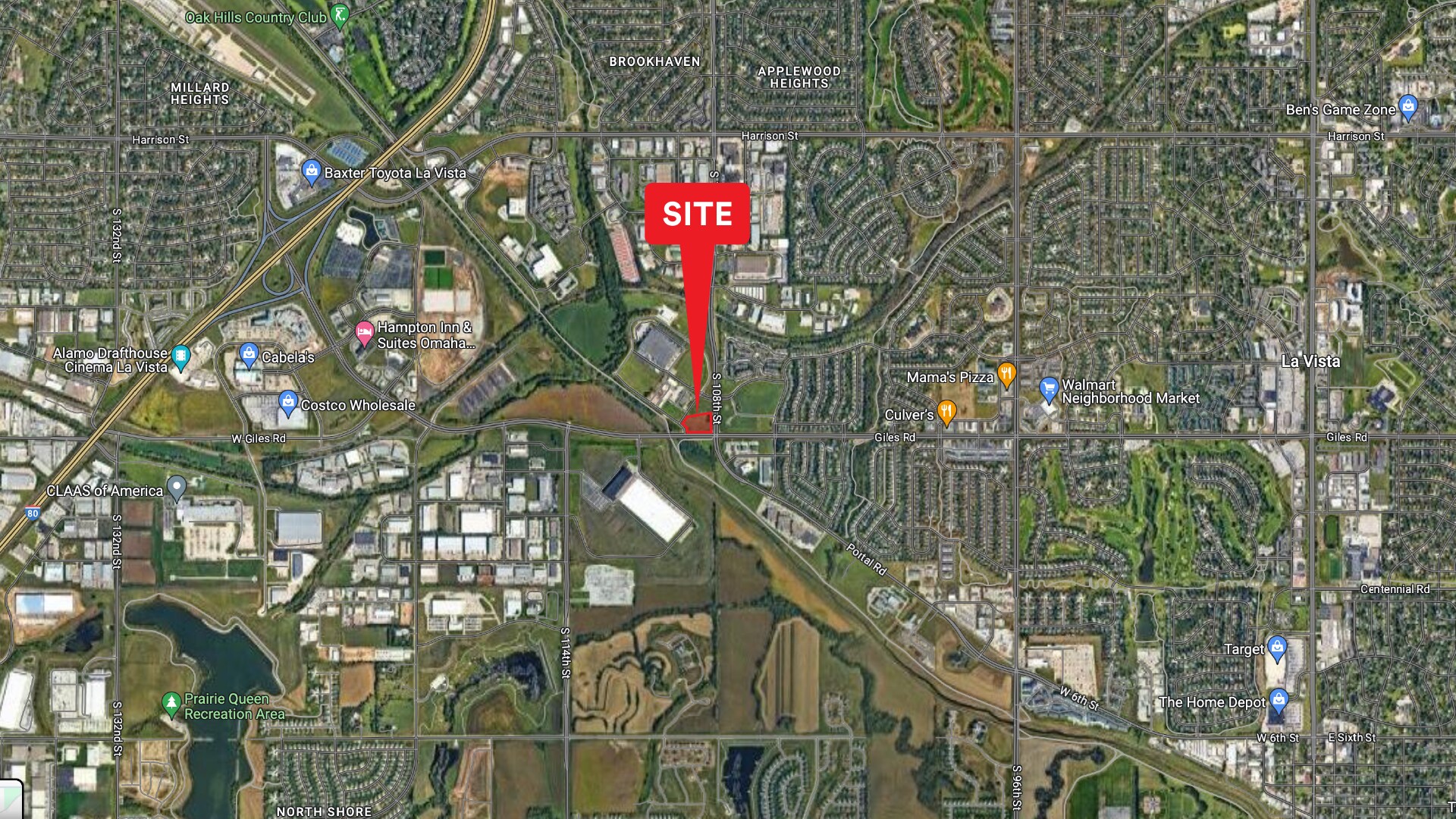 108th & Giles (NWC) St, La Vista, NE à vendre Photo du bâtiment- Image 1 de 4