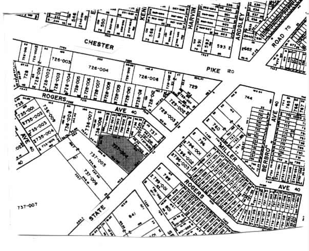 50 S State Rd, Upper Darby, PA for sale - Plat Map - Image 2 of 5