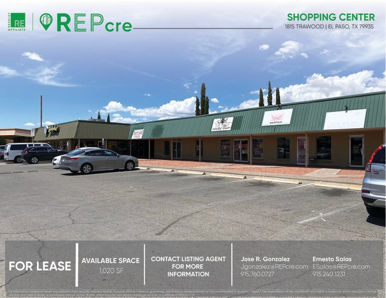1815 Trawood Dr, El Paso, TX for lease - Building Photo - Image 1 of 6