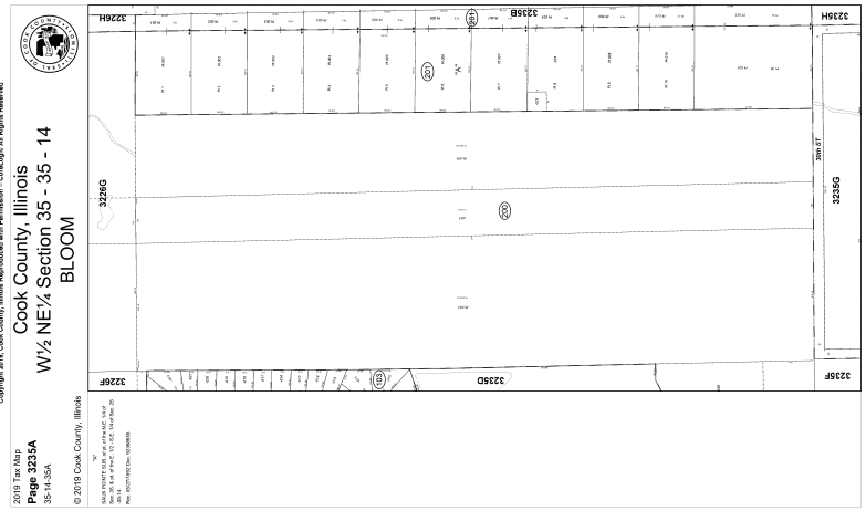 Joshua Dr & I-394, Sauk Village, IL à vendre - Plan cadastral - Image 1 de 1