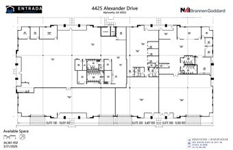 4300 Alexander Dr, Alpharetta, GA for lease Floor Plan- Image 1 of 1