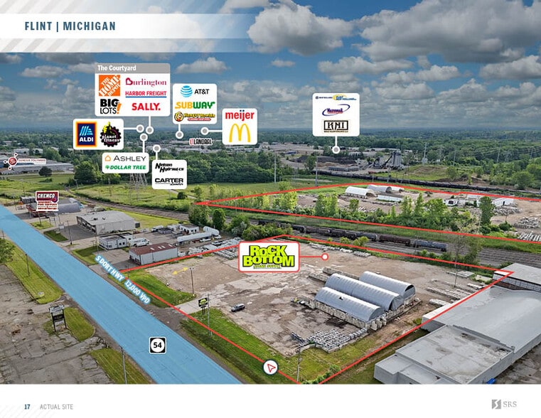 4307 Dort Hwy, Burton, MI for sale - Aerial - Image 2 of 2