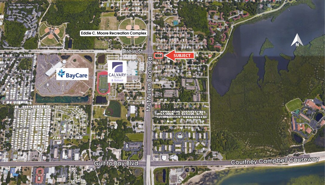 117 McMullen Booth Rd, Clearwater, FL à vendre Aérien- Image 1 de 2