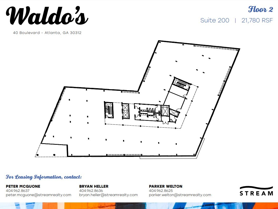 40 Boulevard NE, Atlanta, GA for lease Floor Plan- Image 1 of 1