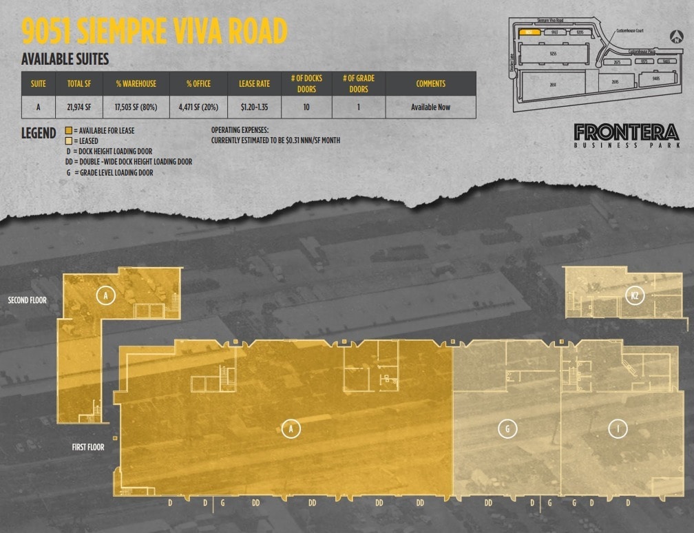 9375 Customhouse Plz, San Diego, CA for lease Floor Plan- Image 1 of 1