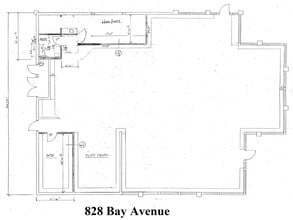 828 Bay Ave, Capitola, CA for lease Floor Plan- Image 1 of 2