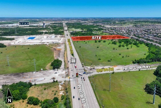 NEQ OF PRESTON RD & PANTHER CREEK PKWY, Frisco, TX à vendre Photo du bâtiment- Image 1 de 3