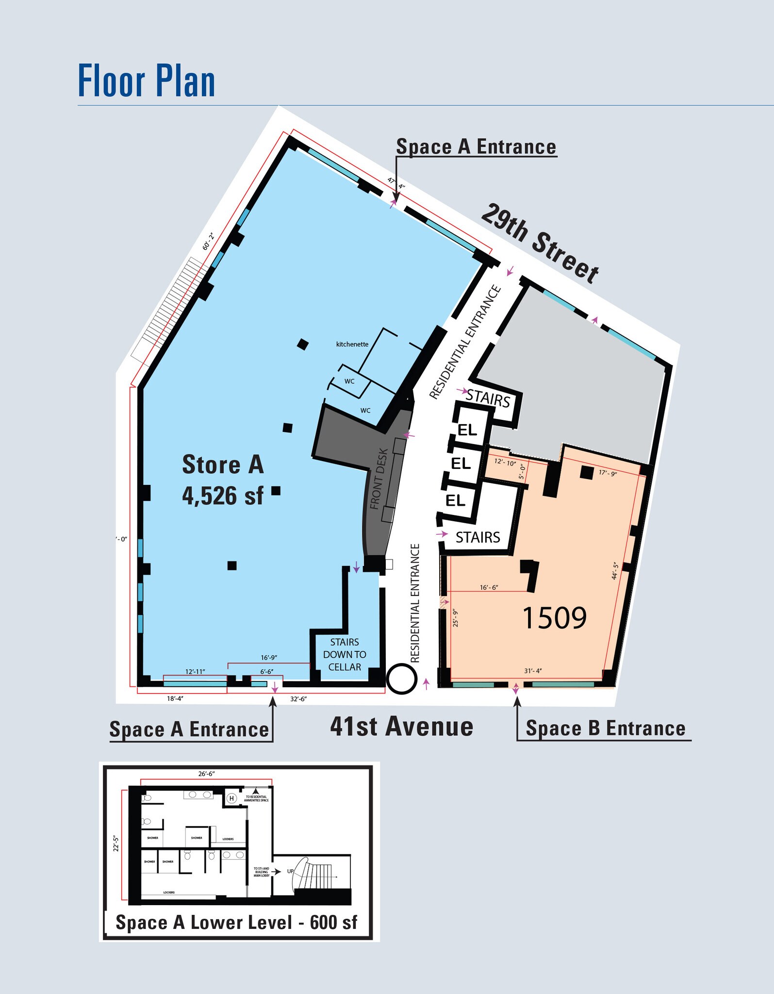 29-28 41st Ave, Long Island City, NY for lease Floor Plan- Image 1 of 8