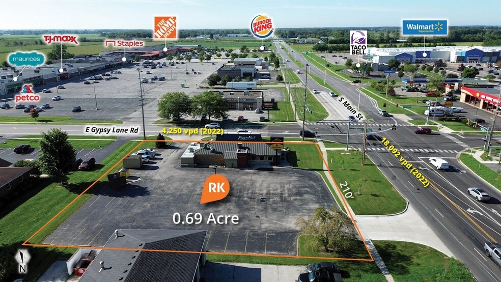 1099 S Main St, Bowling Green, OH for lease - Primary Photo - Image 2 of 2