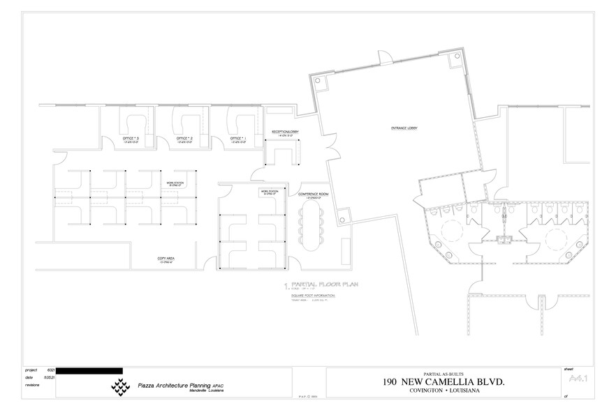 190 New Camellia Blvd, Covington, LA à vendre - Plan d’étage - Image 1 de 1