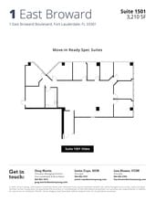 1 E Broward Blvd, Fort Lauderdale, FL for lease Floor Plan- Image 1 of 1