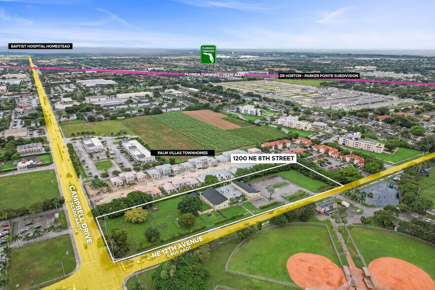 1200 NE 8th St, Homestead, FL à vendre - Photo du bâtiment - Image 3 de 9