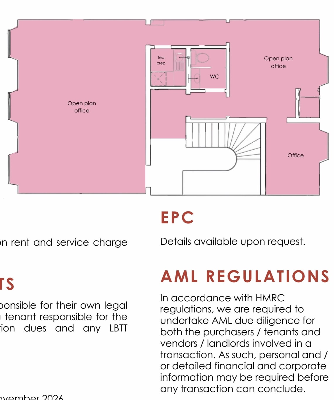 56 George St, Edinburgh for lease Floor Plan- Image 1 of 5