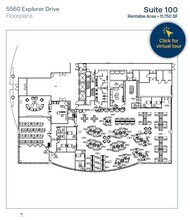 5560 Explorer Dr, Mississauga, ON à louer Plan d’étage- Image 1 de 1