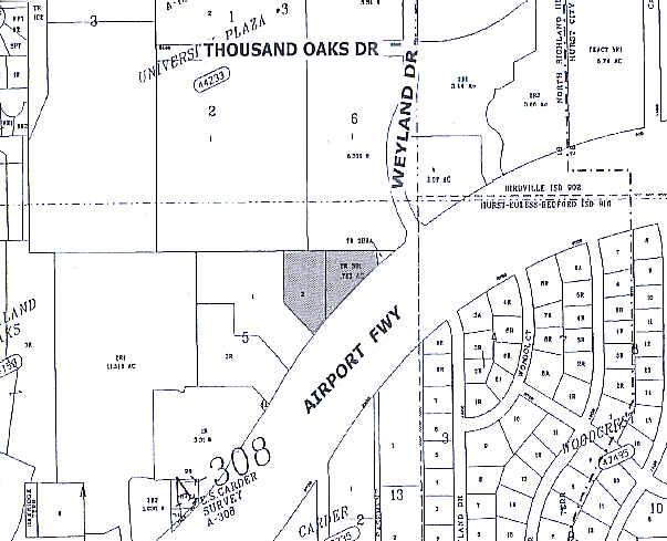 8721 Airport Fwy, North Richland Hills, TX à vendre - Plan cadastral - Image 1 de 1