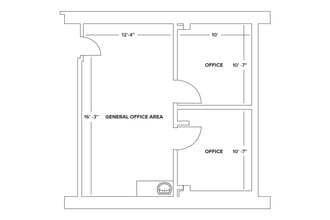 245 Main St, Chester, NJ à louer Plan d’étage- Image 1 de 2