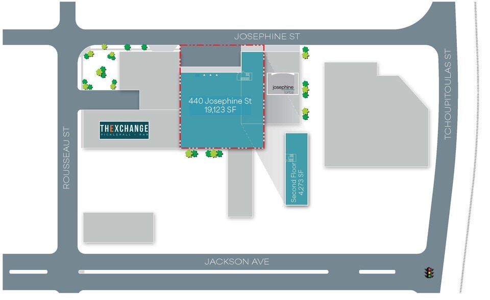 440 Josephine St, New Orleans, LA for lease - Site Plan - Image 2 of 13
