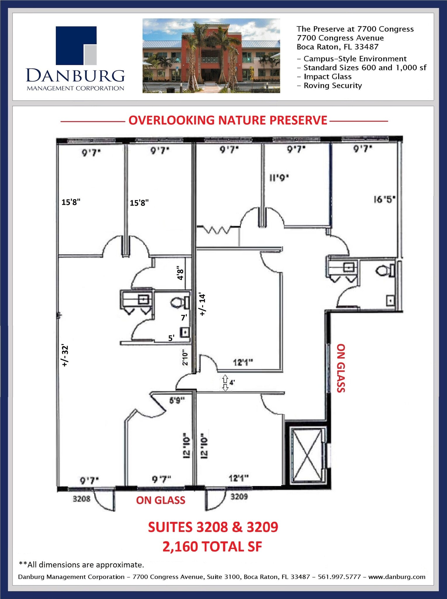 7700 Congress Ave, Boca Raton, FL à louer Plan d’étage- Image 1 de 1