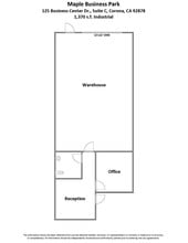 127 Business Center Dr, Corona, CA for lease Floor Plan- Image 1 of 4