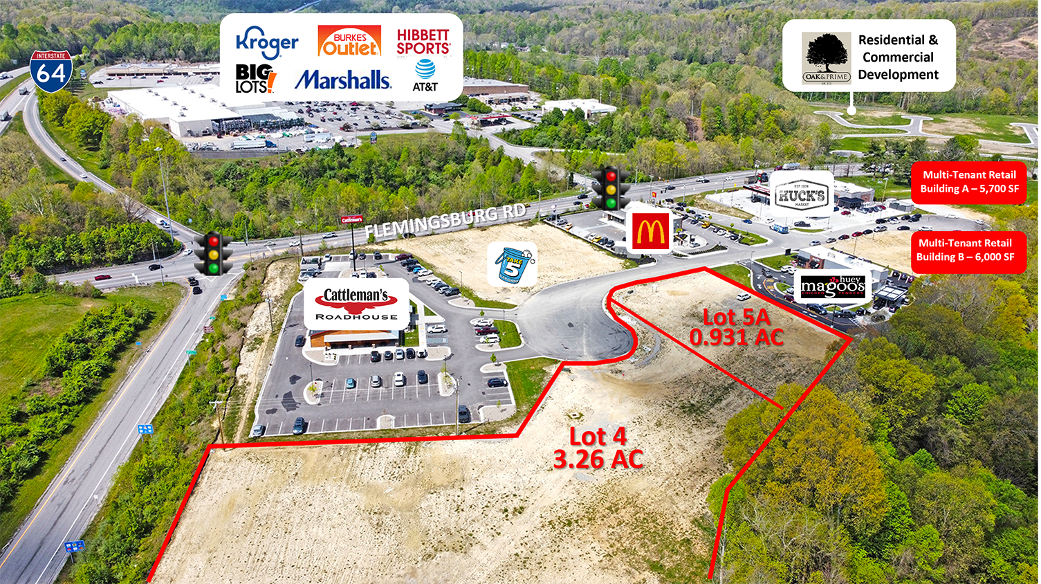 1710-1720 Flemingsburg Rd, Morehead, KY à louer Aérien- Image 1 de 12