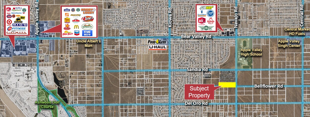 Bellflower Rd, Apple Valley, CA for sale Primary Photo- Image 1 of 3