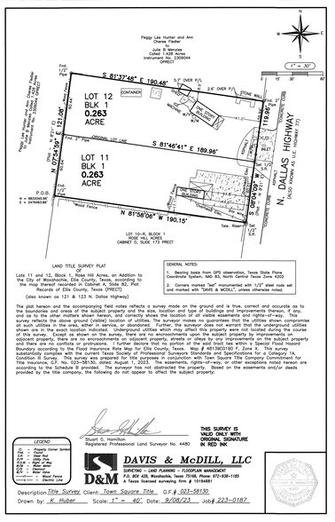 121 N Highway 77, Waxahachie, TX à vendre - Plan cadastral - Image 2 de 2