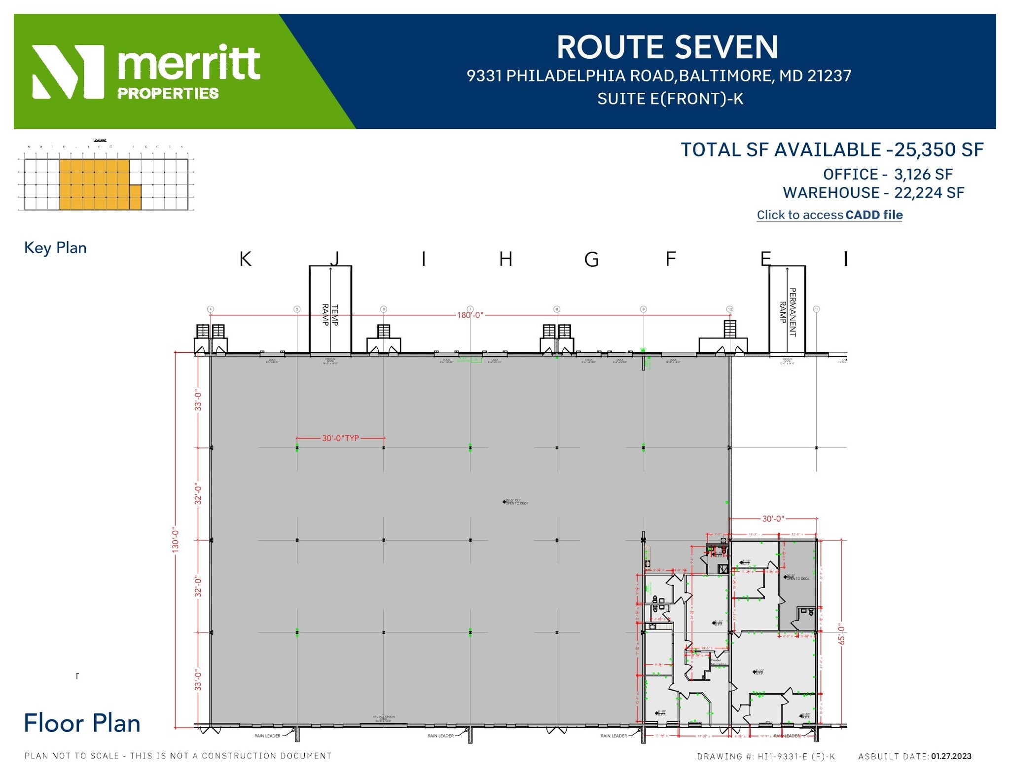 9321 Philadelphia Rd, Rosedale, MD à louer Plan d’étage- Image 1 de 1