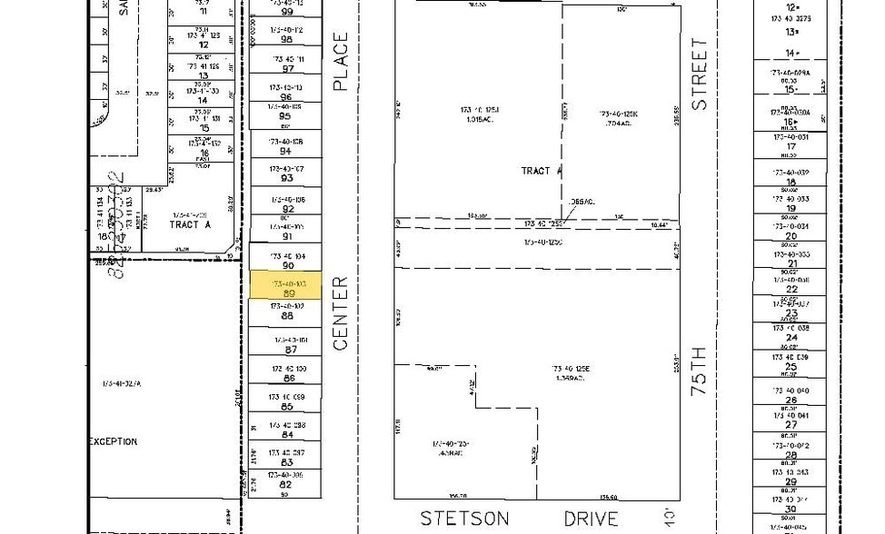 4388 N Civic Center Plz, Scottsdale, AZ for lease - Plat Map - Image 3 of 3
