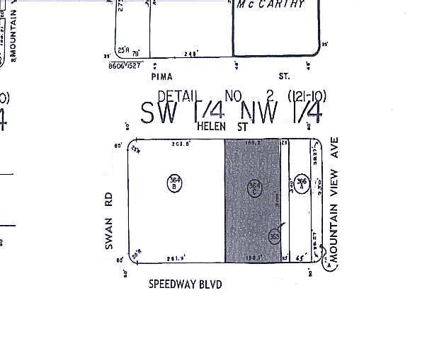 4741-4751 E Speedway Blvd, Tucson, AZ à louer - Plan cadastral - Image 2 de 13