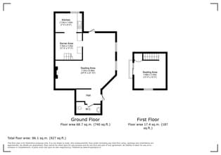 19-19A Broad St, Alresford à louer Plan d’étage- Image 1 de 1