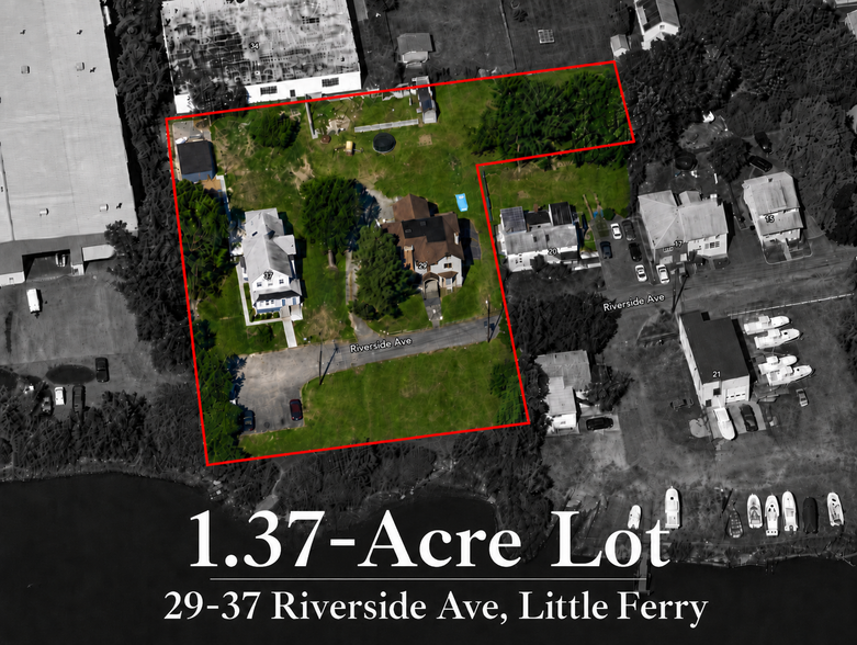 29 Riverside Ave, Little Ferry, NJ for sale - Aerial - Image 1 of 4
