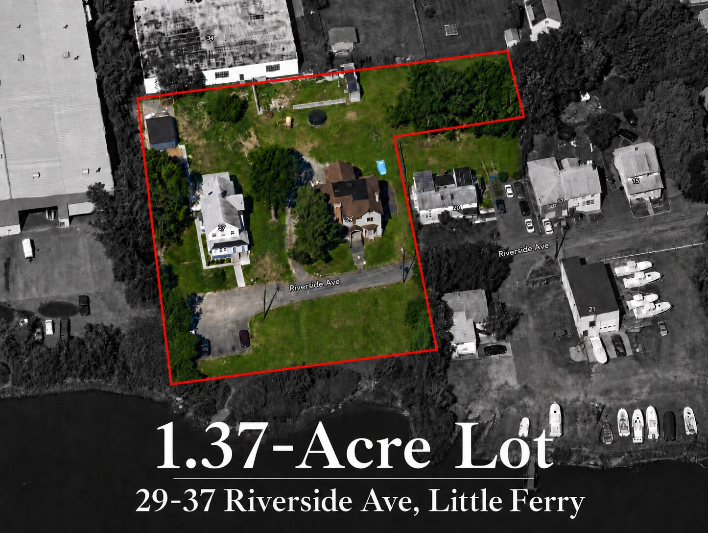 29 Riverside Ave, Little Ferry, NJ à vendre Aérien- Image 1 de 5
