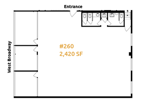 1916 Broadway W, Vancouver, BC for lease Floor Plan- Image 1 of 1