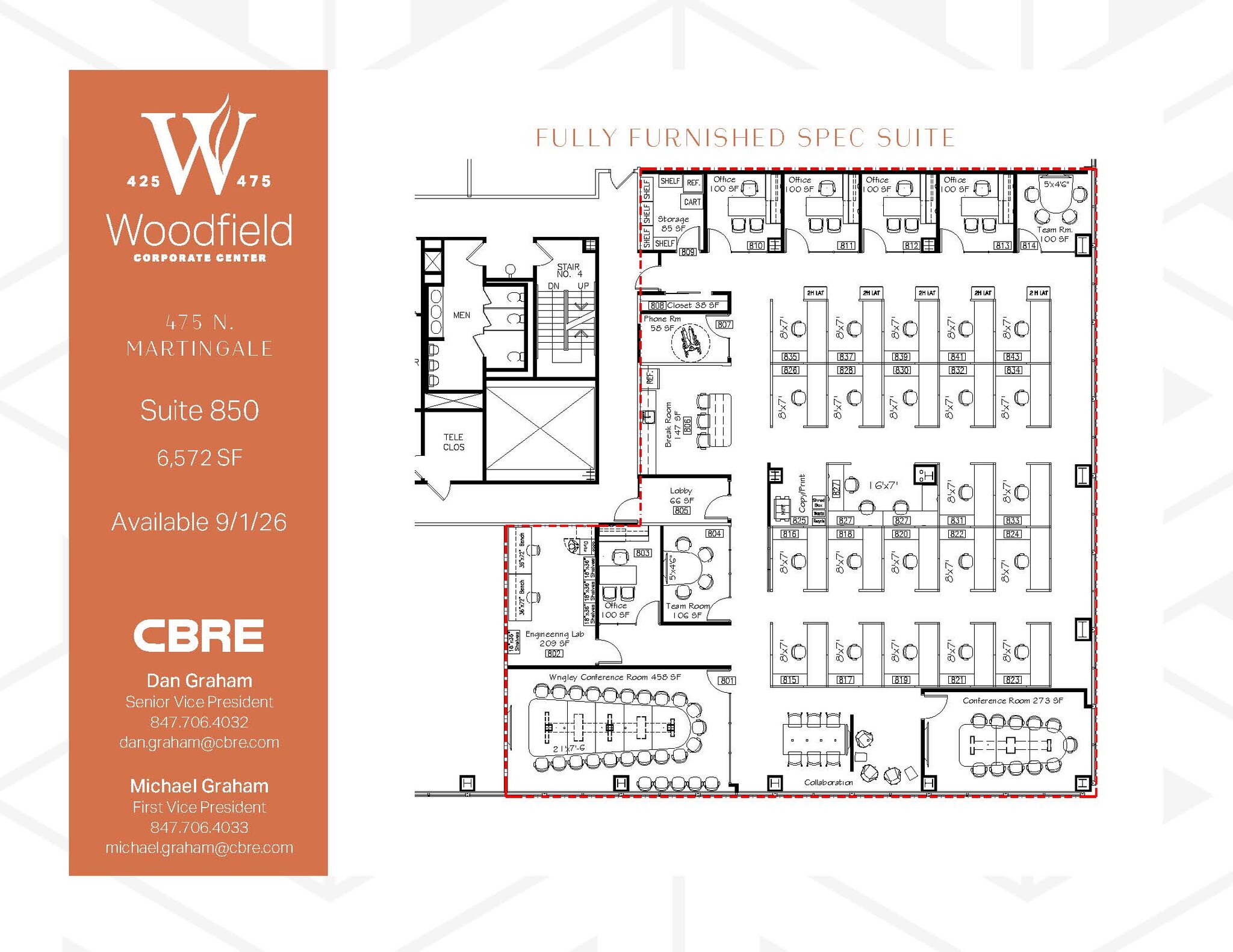 425 N Martingale Rd, Schaumburg, IL for lease Floor Plan- Image 1 of 1